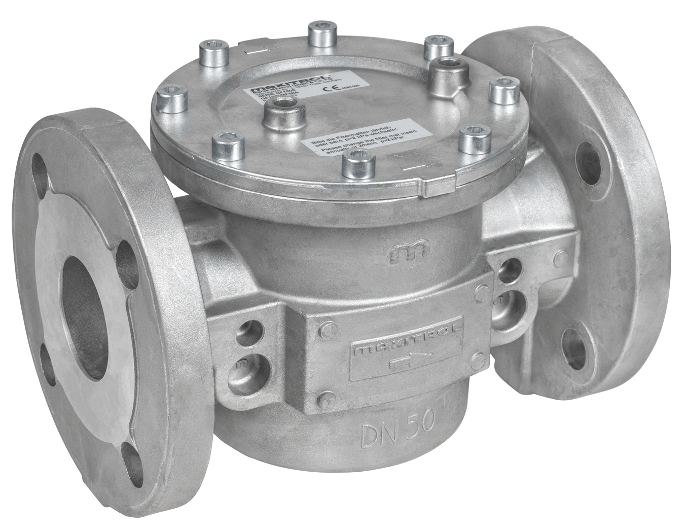 GF1000 – Gas Filter with Flange Connection